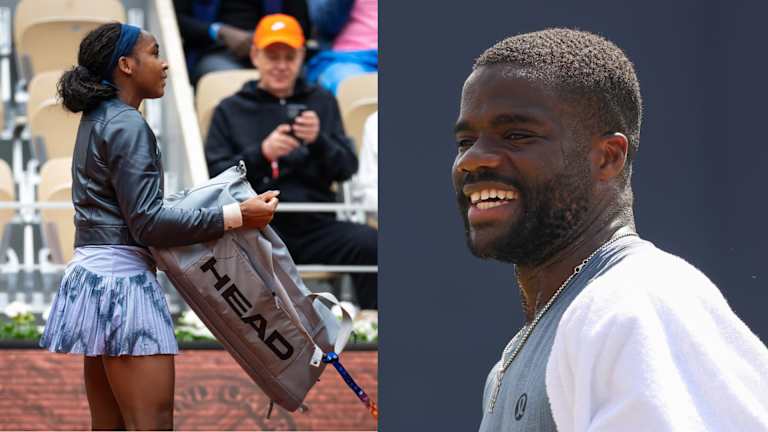 When Frances Tiafoe and Coco Gauff walked onto court without racquets