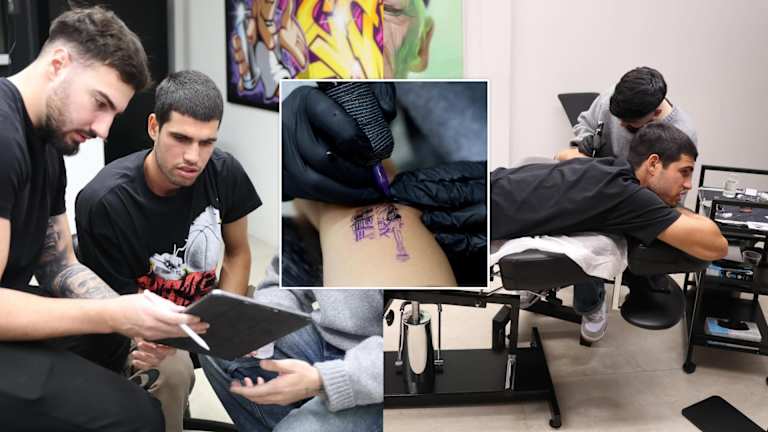 Carlos Alcaraz keeps his promise with New York City tattoo tribute
