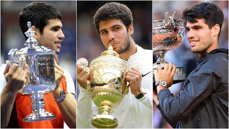 Stat of the Year, No. 2: Carlos Alcaraz’s historic three-surface Grand Slam sweep